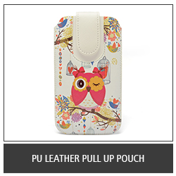 PU Leather Pull UP Pouch